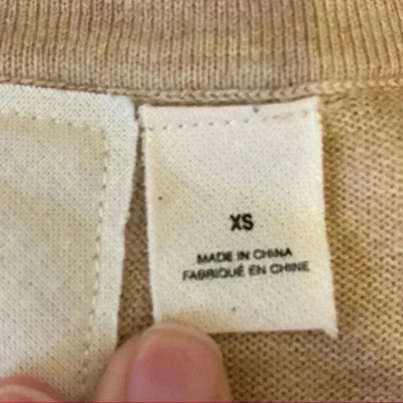 Angel of the North Anthropologie Evi pink sweater size XS cashmere blend - Picture 8 of 8